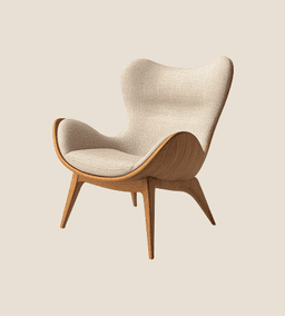 Plush White Chair